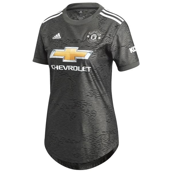 Camiseta Manchester United Segunda Equipación Mujer 2020-2021 Negro